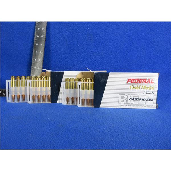308 Win. 168gr Gold Medal Match Federal Cartridges