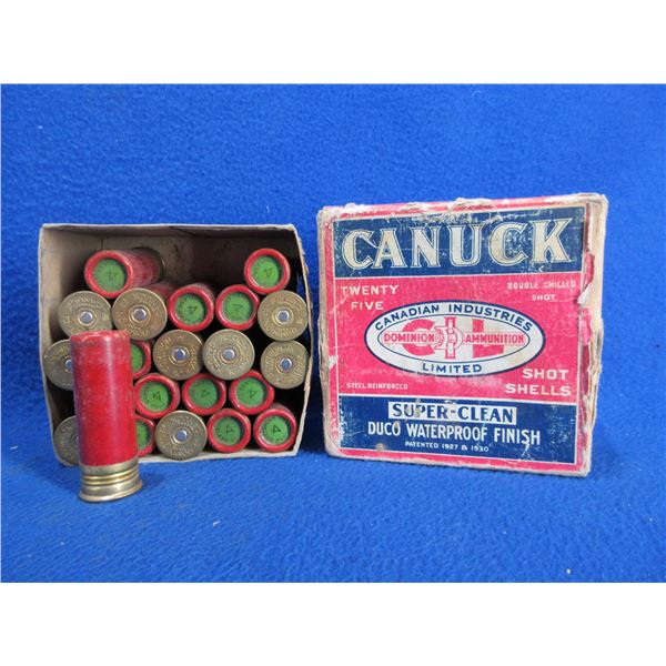 Collector Ammo - 12 Ga. 2 3/4" 4 Shot Canuck Shotshells