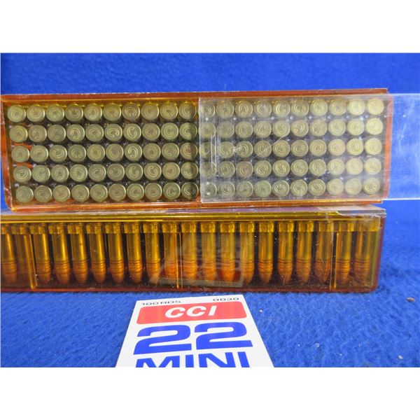 22 LR HV Mini Mag CCI Cartridges - 2 Boxes of 100