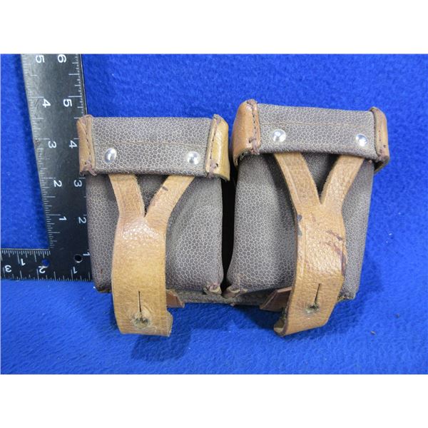 Vintage Russian Mosin Nagant Double Ammo Pouch
