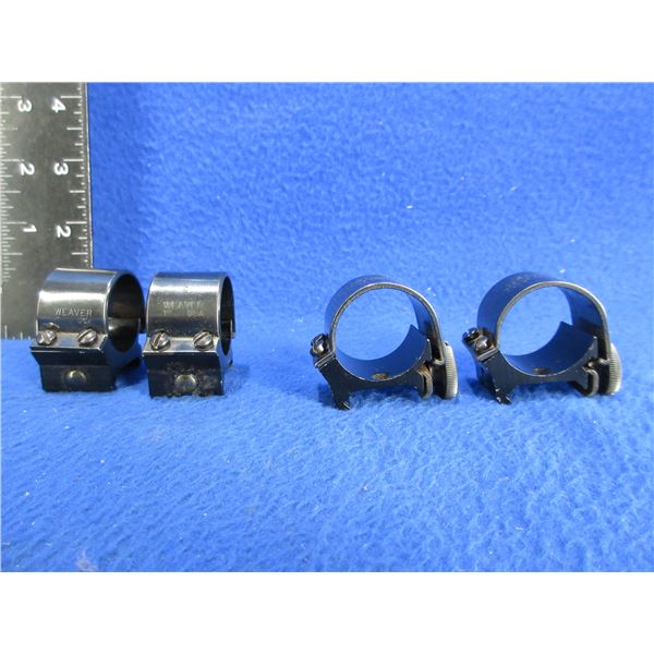 2 Sets of 1" Weaver Scope Rings