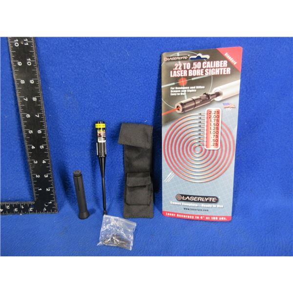 Laserlyte .22 to .50 Cal. Laser Bore Sighter with 4 Arbors