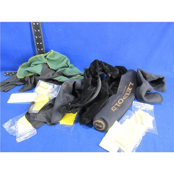 Lot of Misc. - Scope Covers, Cleaning Rags, Lens Cloths