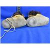 Image 4 : Native American Childs Mukluks with Fur and Beadwork