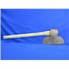 Image 2 : Vintage Broadaxe/Hewing Axe with Wood Handle