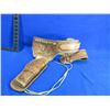 Image 1 : Leather Holster and Belt - Right Hand - Marked 44