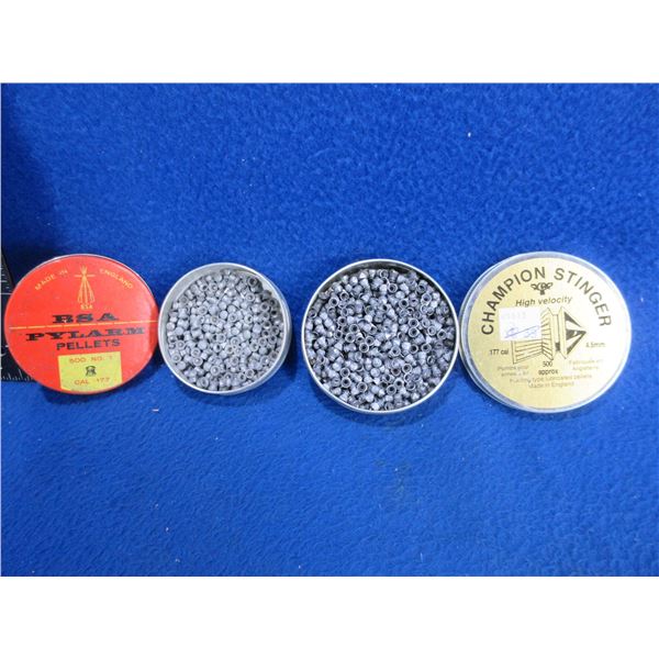 .177 Cal. Pellets - BSA Pylarm and Champion Stinger
