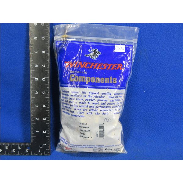 NEW - Brass Only - 45 Colt Unprimed Winchester