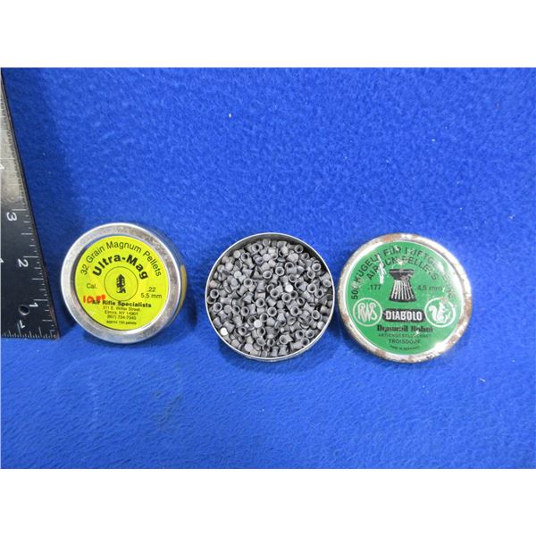 .22 Cal and .177 Cal. Pellets
