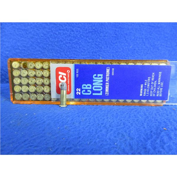 22 CB Long CCI Cartridges - Box of 100 - PICK UP ONLY