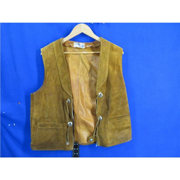 Vintage Sprung Western Wear Specialists Leather Vest
