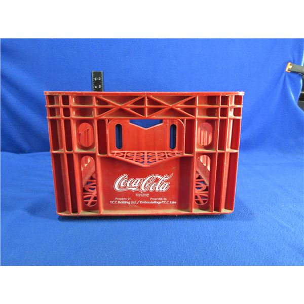 Vintage Red Coca-Cola Crate - 18 1/2" x 12 3/4" x 8 1/2" H