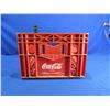 Image 1 : Vintage Red Coca-Cola Crate - 18 1/2" x 12 3/4" x 8 1/2" H