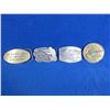 Image 1 : 4 Belt Buckles - 2 Brass, 2 Metal