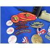 Image 3 : Lot of Misc. - Patches, Pins, Scale, Military Gauze, Etc.