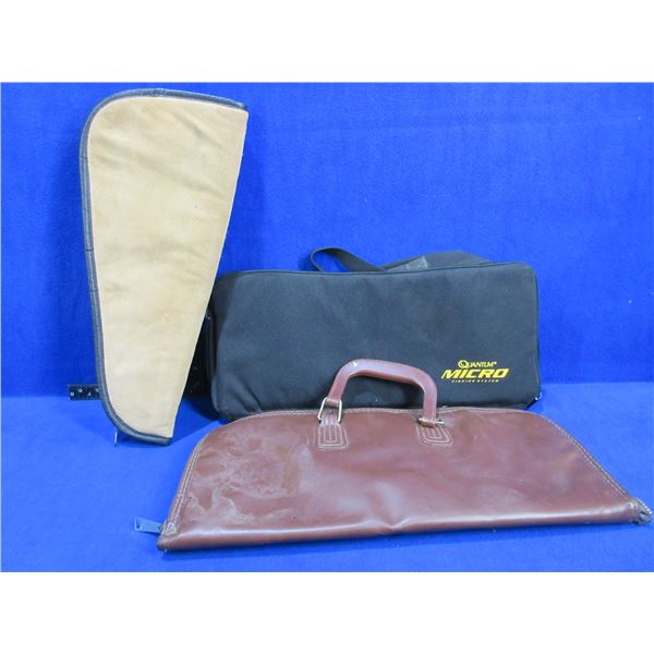 Soft Handgun Case (17" x 7") and 2 Bags (18" x 8")