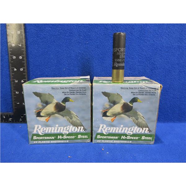 12 Ga. 3 1/2" 2 Shot Hi-Speed Steel Remington Shotshells