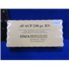 Image 1 : 45 ACP 230gr RN OMA Products Factory Reloads