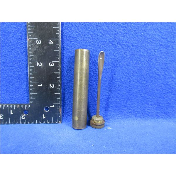 WWI Enfield Brass Oiler with Broad Arrow Marking