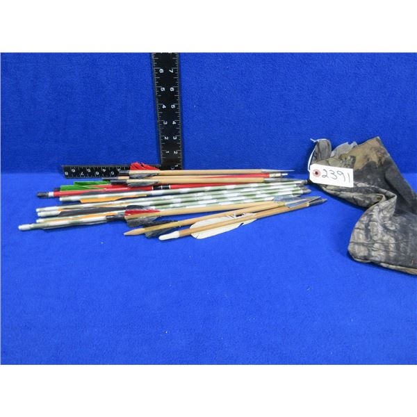 Lot of 13 Assorted Crossbow Bolts