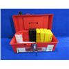 Image 1 : Plastic Tackle Box with Ammo Boxes and Reloading Trays