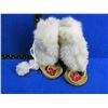 Image 1 : Native American Childs Mukluks with Fur and Beadwork