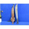 Image 2 : Colima Quatemala Machete with Leather Sheath - 14" Blade