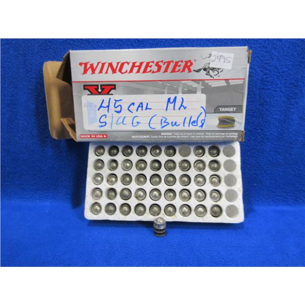 45 Cal. Wadcutter Bullets - Box of 45