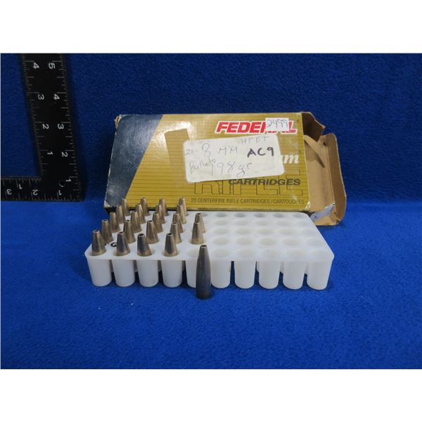 8MM .323" 198gr HPBT Bullets - Box of 23