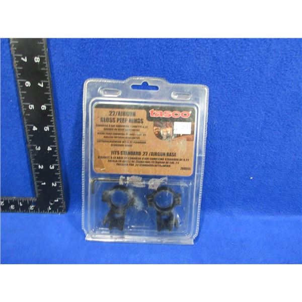 Tasco 1" .22/Airgun Gloss Peep Rings