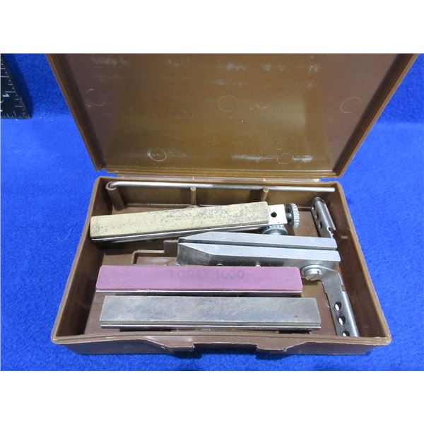 Vintage Loray Sharpeners Knife Sharpening Kit - As Is