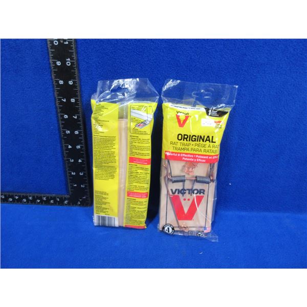 NEW - 2 Victor Original Rat Traps