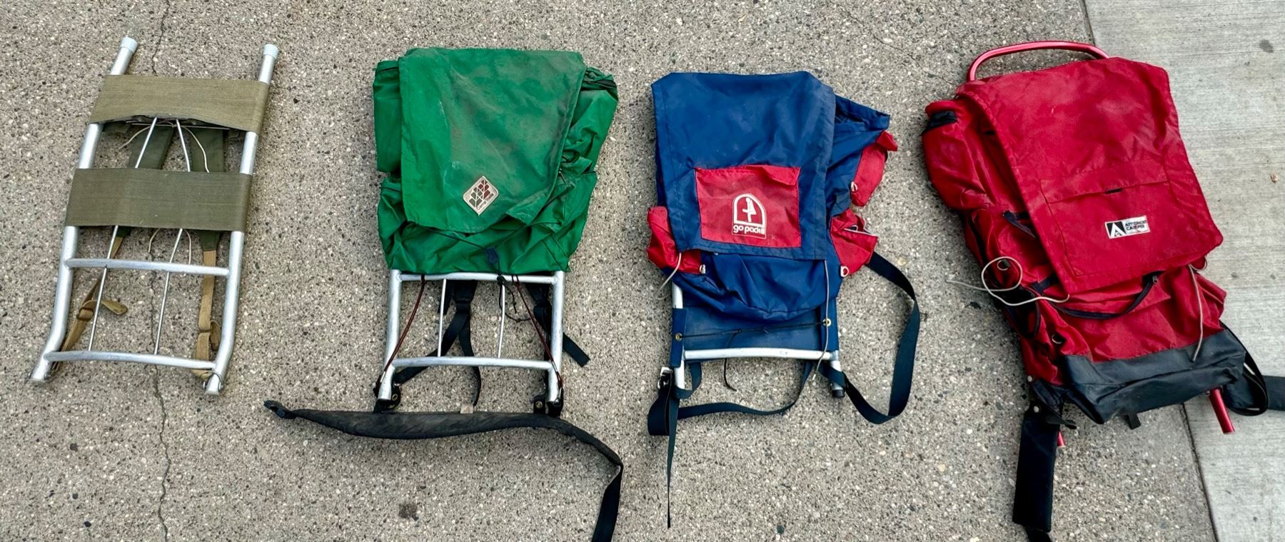 VINTAGE EXTERNAL FRAME BACKPACKS