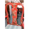 Image 2 : Oriental red lacquered and hand painted chair made in Seoul Korea by Georgian Furnishing Co.