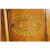Image 2 : Pair of antique English Regency twin beds with beautifully inlaid decoration and banding, ach approx