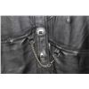 Image 2 : Harley Davidson black genuine leather vest, size L
