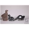 Image 2 : Three Inuit carved soapstone birds including 3 1/4" signed by artist Jose Pappy and numbered pox 126