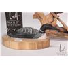 Image 2 : Two wooden bird sculptures including carved song birds and a 7 1/2" loon on wooden plinth