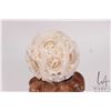 Image 8 : Seven layer carved elephant ivory Chinese puzzle ball, appears to be seven balls, 2" in diameter and