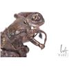 Image 8 : Reproduction miniature Remington bronze, "The Bronco Buster" made by Franklin Mint 6 1/2"