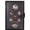 Image 2 : Royal Canadian Mint 1981 double dollar /double struck dollar proof set with both silver and nickel d