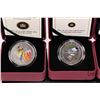 Image 2 : Four Royal Canadian Mint boxed collector 25 cent coloured coins including 2011 Black-capped Chickade