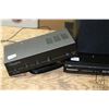 Image 2 : Selection of electronic equipment including Panasonic AB Control receiver model no. SA-XR15, two KEF