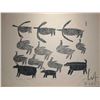 Image 2 : Framed limited edition stone cut print titled "Birds and Animals" 18/50 signed by artist Parr 1964, 