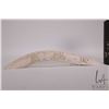 Image 2 : Two sided relief carved antler by artist Peter Morgan, George River (51)-7-4430, 12" in length