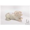 Image 2 : Inuit soapstone carving - Momma ear carrying baby bear, 5" long X 2 1/2"
