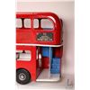 Image 2 : Vintage Tri-Ang die cast Double Decker bus pull toy with bell, circa 1950, 12" H X 22" L X 6 1/2" W