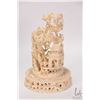 Image 2 : Hand carved reconstituted ivory including puzzle balls and statue, both with distress and various ol