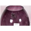 Image 2 : Three pieces of collectible art glass including amethyst Royal Art Glass vase, 19" amethyst vase and