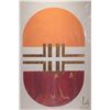 Image 2 : Unframed limited edition monoprint titled "Oyorsa #2", pencil signed by artist J. Evens '71, 3/10, 3